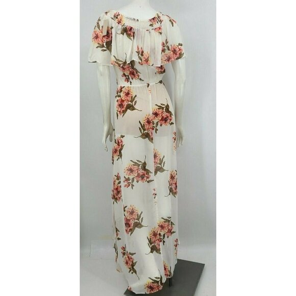 New Flynn Skye Miranda Maxi Dress Floral Chiffon - Picture 5 of 12